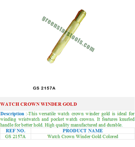 นาฬิกาหมุนมงกุฎทอง GS เครื่องมือเครื่องประดับ2157A - Product Image 2