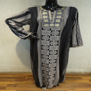 Caftan en coton alpine brodé, nouveau modèle, offre en ligne - Product Image 1