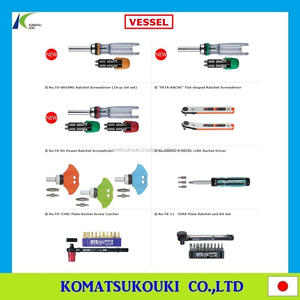 Outils à main VESSEL du Japon les plus vendus, tournevis à manche en bois S/D - Product Image 3