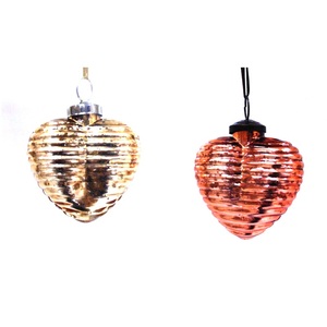 Décorations de Noël d'ornement de boules d'arbre en verre suspendues en forme d'ail de vente chaude - Product Image 2