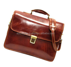 Sac à bandoulière pour ordinateur portable de 14 pouces en cuir de première qualité, motif tissé tendance indien pour hommes, vente chaude - Product Image 1