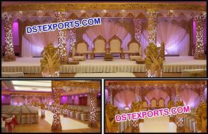 Sensacional Simple Wedding Mandap Último diseño Royal Bollywood Mandap para bodas Decoraciones DE BODA Premium - Product Image 5