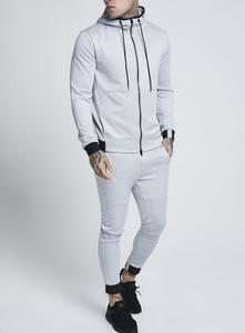 2025 nouvelle mode hommes survêtement pantalon de survêtement Logo personnalisé conception tailles hommes survêtements Jogging sweats à capuche pull gris noir en gros - Product Image 5