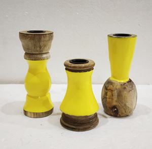 Fabricant fiable de la dernière conception Bougeoir boisé de qualité supérieure/bougeoir pour la décoration de la maison et des vacances - Product Image 3