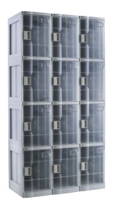 Four Tier M Size Twelve ABS Plastic Locker - Product Image 3