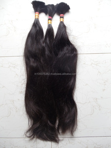 ผมชาวอินเดียแบบไม่ผ่านกระบวนการผมตรงผมคนจำนวนมากสำหรับผมเปีย - Product Image 3