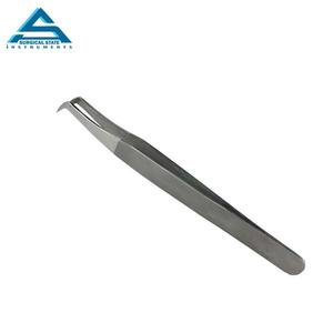 Haute qualité revêtement en poudre personnalisé pince à épiler à sourcils à pointe incurvée droite nouveau volume pince à cils-vente en gros - Product Image 2