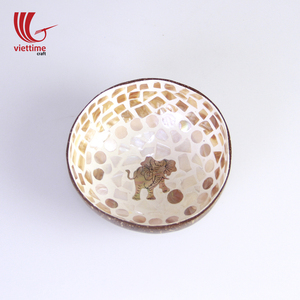 ดีไซน์ใหม่!!! ชามกะลามะพร้าวเคลือบเงาธรรมชาติสำหรับขาย/ชามมะพร้าวทำมือราคาถูกจากเวียดนาม - Product Image 4