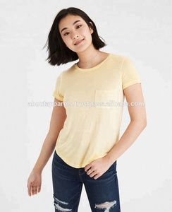 OEM servicio a granel al por mayor de las mujeres de manga larga personalizada transpirable algodón camiseta de impresión para Casual - Product Image 3