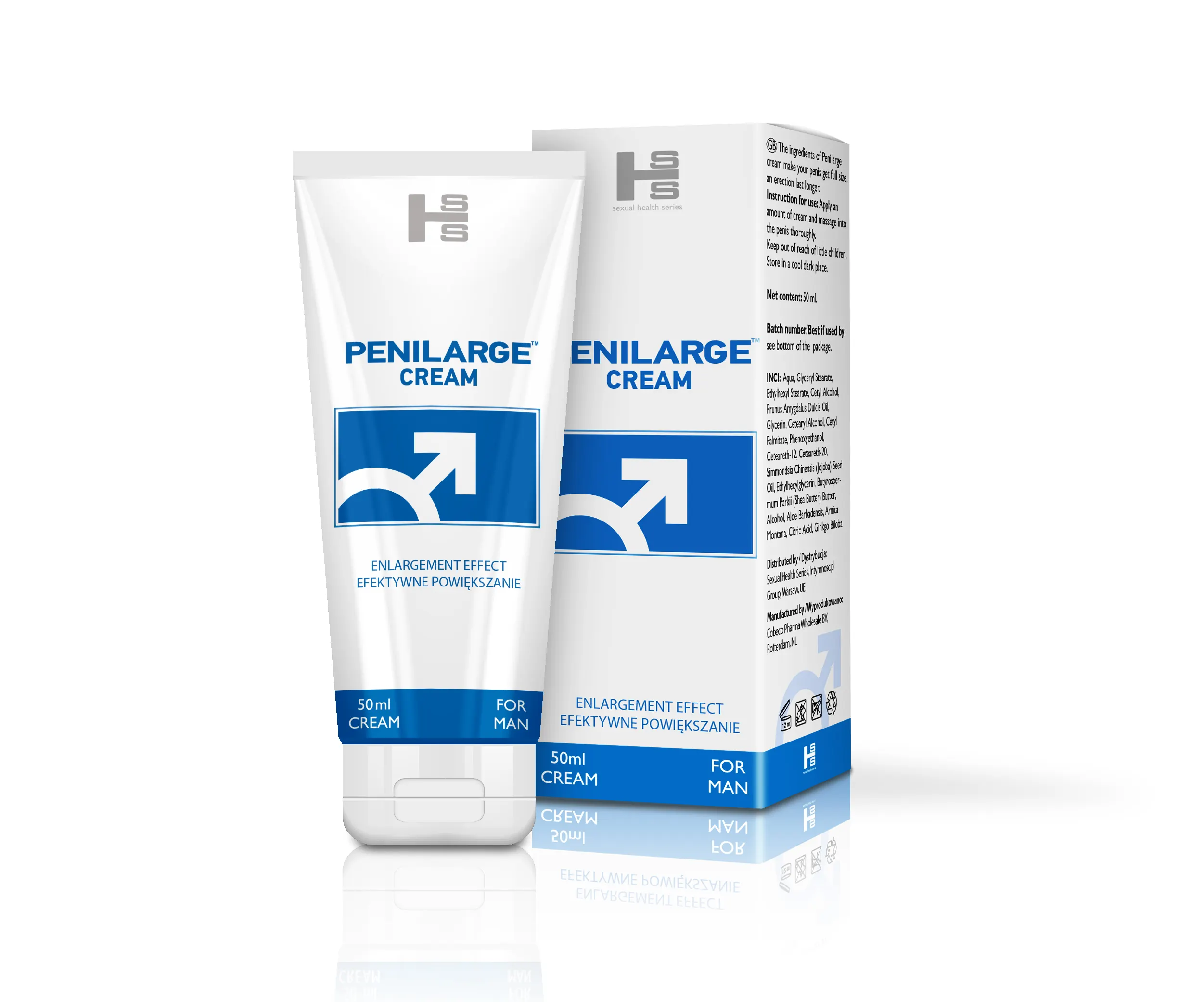 PENILARGE 50ml Crème Agrandissement Meilleure vente UE