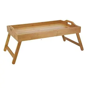 लकड़ी के स्टैंड के साथ बुरा ट्रे गर्म बबूल फर्नीचर नाश्ता और बिस्तर टेबल बच्चे और रोगी के लिए लकड़ी बिस्तर टेबल