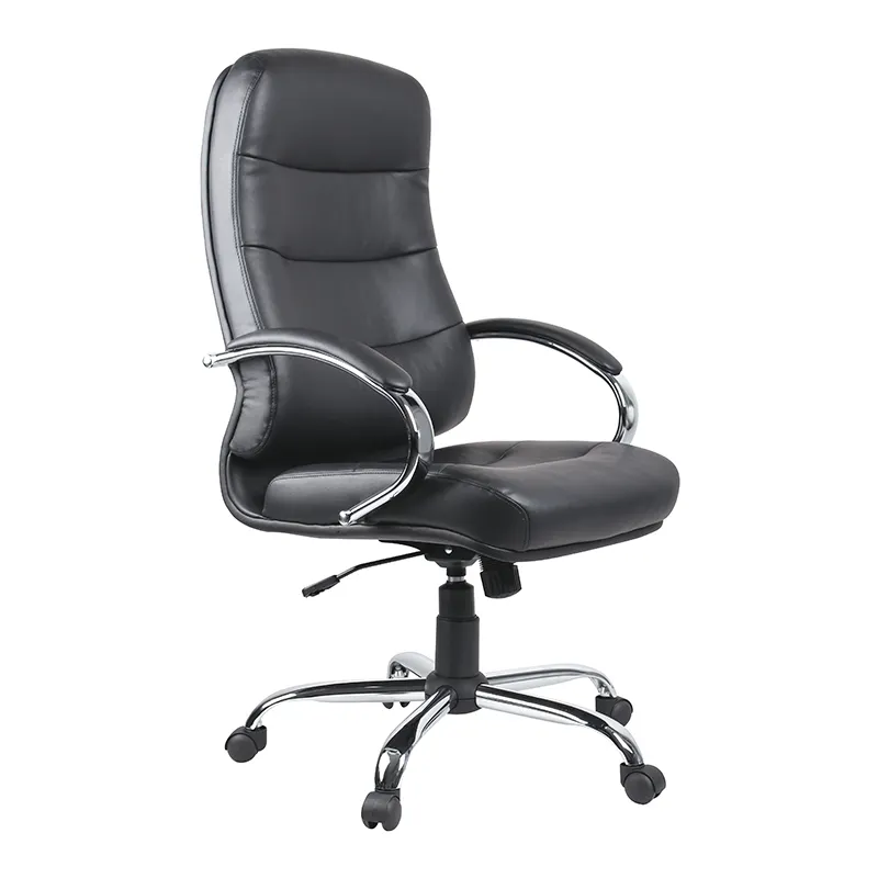 Malaysia Gallant Chrome Manager High Quality Leather Office Chair