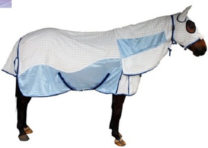 Couverture hybride pour cheval avec capuche, respirante, imperméable, pour l'extérieur et l'écurie, protection toutes saisons - Product Image 2