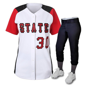 Venta al por mayor sublimación personalizada Impresión digital jersey de béisbol logotipo personalizado en poliéster uniforme - Product Image 1