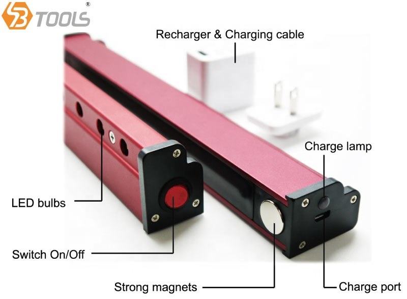 Magnetic Rechargeable Mobile LED Work Light