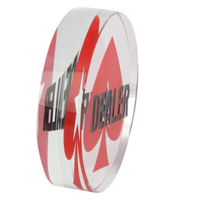 Bouton professionnel de poker en acrylique, personnalisé, de haute qualité, Texas Poker - Product Image 3