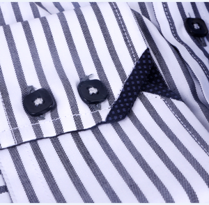 Nouveau Design Personnalisé Mode 100% 2 Plis Coton en gros à manches longues chemises habillées pour hommes - Product Image 4