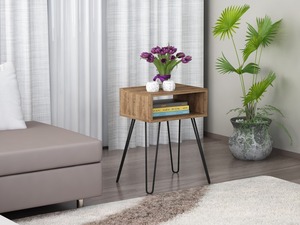 Exclusiva mesa de centro de nogal de lujo Tuana de Turquía diseño moderno aglomerado muebles de sala de estar superventas - Product Image 3