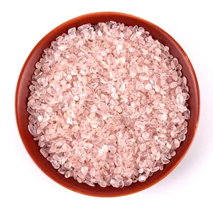 Cristales curativos de primera calidad, piedras de cristal de cuarzo rosa, para un uso saludable