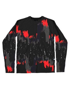 T-shirt vente en gros, col rond et manches longues pour hommes, 100% coton, haute qualité, bon marché, imprimé - Product Image 3