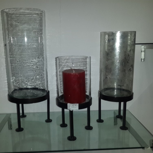 Round Pillar Holders on Feet - Product Image 2