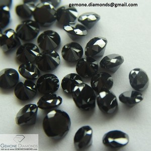 Diamantes Negros Sueltos de la Mejor Calidad AAA+, de 1.00 Quilates a 3.00 Quilates, por Fabricante Indio, Diamantes Negros Naturales por Quilate - Product Image 3