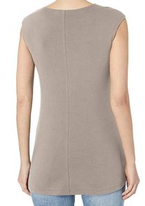 Débardeur de fitness de conception personnalisée respirant d'été de grande taille pour femmes avec emmanchure de goutte vierge imprimée - Product Image 6