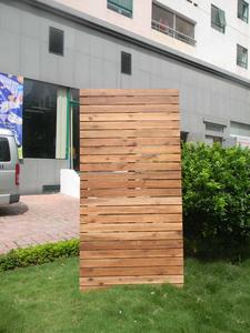 Mampara de Madera de Acacia Vertical de Precio Económico para Cercas y Edificios de Jardín, Fácil de Montar y Ecológica - Product Image 5