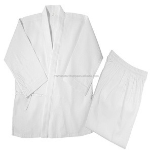 Uniformes de Karate, color blanco y negro, 8oz - Product Image 2