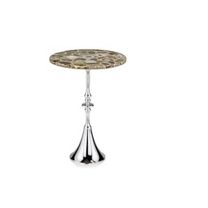 Mesa de centro de ágata, mesa de ágata, mesa de METAL - Product Image 6