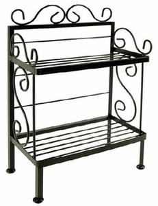 ชั้นวางรองเท้าเหล็กดัดทันสมัยทำด้วยมือแท่นวางรองเท้าโลหะสำหรับตกแต่งห้องนั่งเล่น - Product Image 6