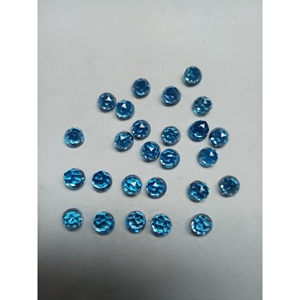 เพทายทรงหัวใจเจียระไน 4 มม. สำหรับพลอยบลูโทแพซแบบหลวม พร้อมการเปลี่ยนสี สำหรับทำเครื่องประดับและออกแบบกำไล - Product Image 1