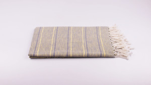 Serviette turque brute, couleur roussée, cheuveux, à la mode Serviette bio turquie fouta Tunisien marocain pestemal en bambou - Product Image 2