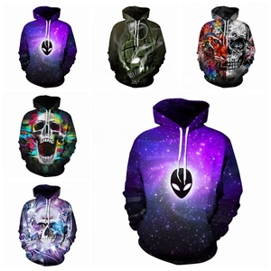 Sweat à capuche 100% coton pour hommes, uni, Sublimation, imprimé personnalisé, mode masculine - Product Image 2