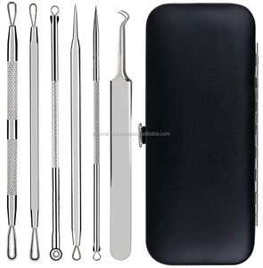 <b>Blackhead</b> Remover <b>Tool</b> 6-Piece Versatile Removal Kit Facial <b>Extractor</b> Customized Stainless Steel Certified Skin Care Treatments - Product Image 2