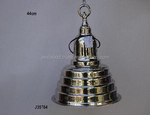 Lámpara Colgante Náutica de Alta Calidad Disponible en Acabado Níquel, Lámpara Colgante de Estilo Náutico con Pantalla Metálica para el Hogar - Product Image 3