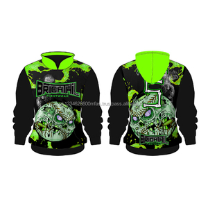 Sudaderas con Capucha de Béisbol con Diseño de Zombis, Sudaderas con Capucha de Terror - Product Image 3