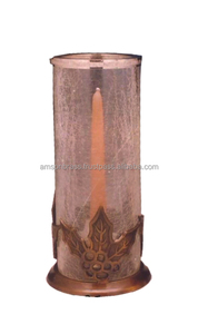 Portavelas de diseño tradicional para uso en bodas en el hogar Portavelas perforado de hierro metálico - Product Image 5