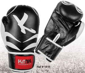 10OZ 12OZ GUANTES DE BOXEO PU CUERO ENTRENAMIENTO GANTS DE CAJA GANADOR LOGOTIPO PERSONALIZADO Y DISEÑO ROSA AZUL BLANCO - Product Image 1