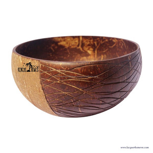Cuencos de cáscara de coco hechos a mano de Vietnam - Product Image 3