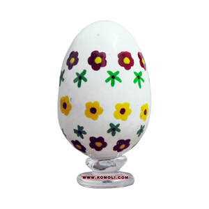 Huevos de Pascua de madera multicolores pintados a mano, venta al por mayor, artesanías decorativas para Primavera, vacaciones y exhibición de decoración del hogar - Product Image 1