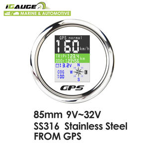 Compteur de vitesse GPS numérique multifonction étanche 3-13 "85mm de haute qualité pour la marine et l'automobile - Product Image 6