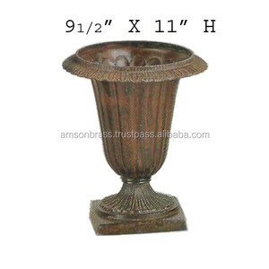 Metal Iron Garden <b>Urn</b> Flower Pot & <b>Planters</b> Best Quality Flower Pot & <b>Planter</b> Home Garden Decoration - Product Image 3