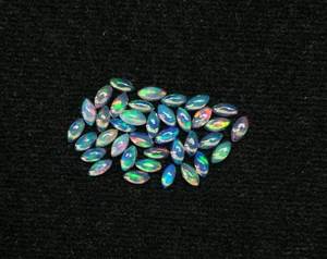 2x4mm Opale éthiopienne Marquise Cabochon AAA Pierre précieuse naturelle de feu de haute qualité IGI Certifié Pierres précieuses en vrac traitées thermiquement - Product Image 2