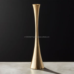 Juego de portavelas cónicos de latón Otros géneros de candelabros Linternas y tarros de velas - Product Image 5