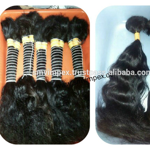 Superventas, sin enredos, sin caída, libre de Cabello humano de la india, tejido de templo indio del Sur - Product Image 2