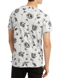 Bangladesh de fábrica de alta calidad de 100% algodón de manga corta Camiseta camisa cuello redondo de los hombres de impresión camiseta - Product Image 3