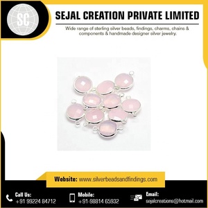 925 Argent Aqua Gemstone Charms Bijoux et composants - Product Image 3