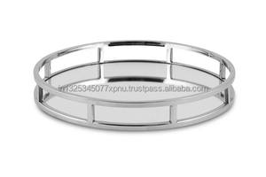 Juego de bandejas de espejo redondo - Product Image 5