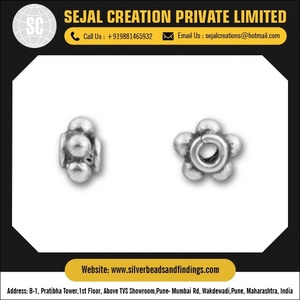 Cuentas redondas de Plata de Ley 925 de diseño moderno, espaciadores de 4mm-12mm para pulseras y accesorios de joyería - Product Image 5